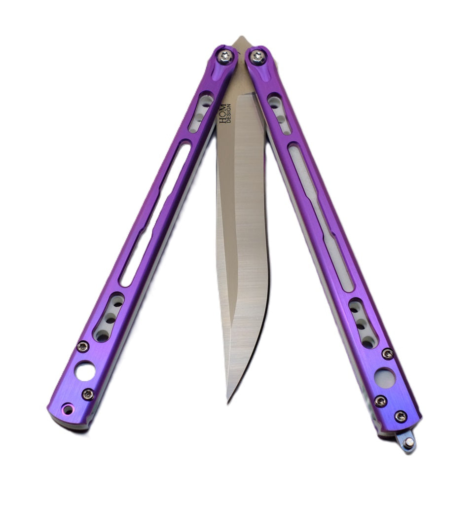 Chimera V2 Purple - White G10/Tiffany Blue G10 – Hom Design LLC